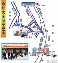 高崎火车站地图,高崎火车站位置